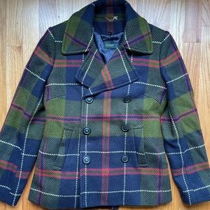 Vintage JCrew  XL green plaid blazer/jacket